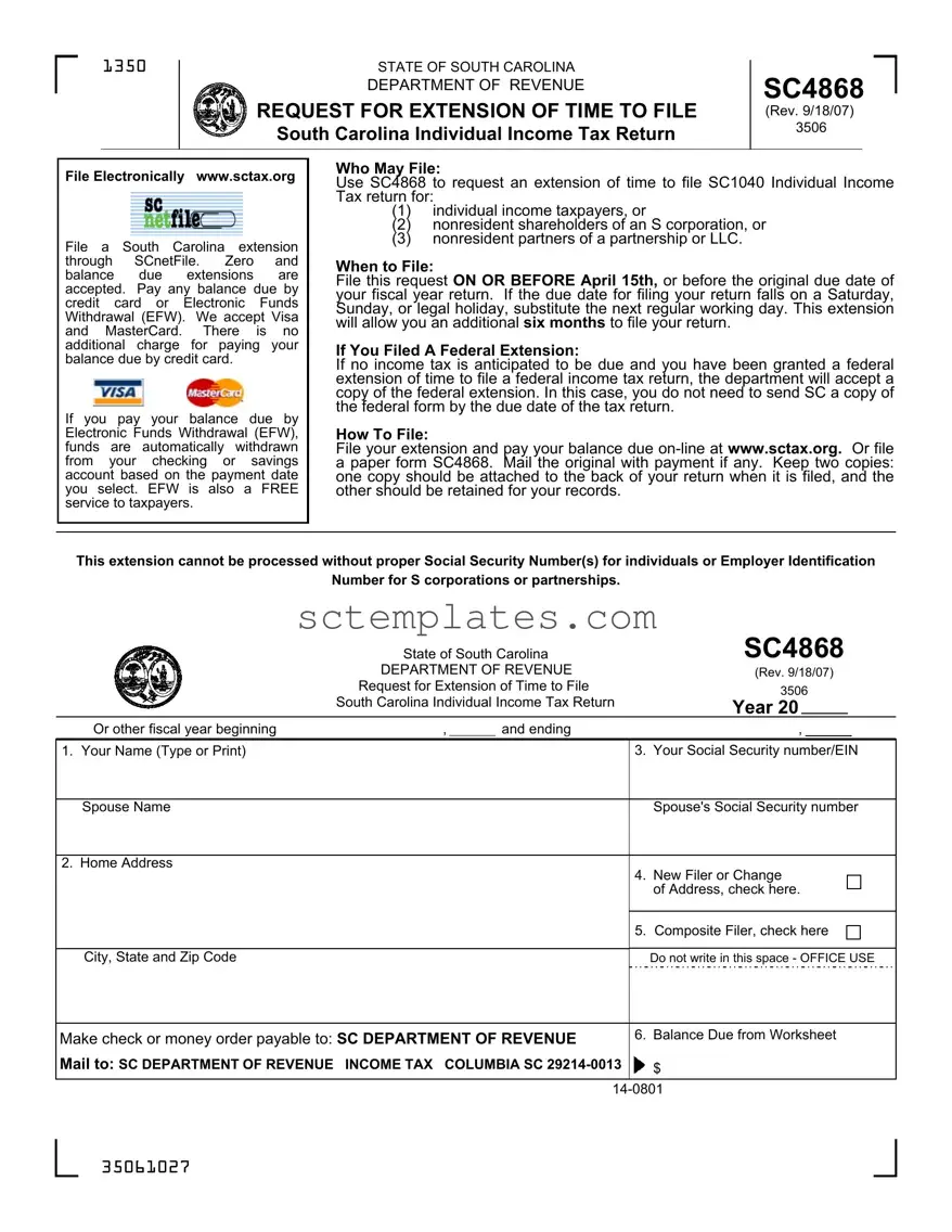Fill Your Sc4868 Template