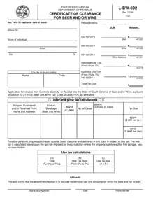 Fill Your L Bw 602 Template