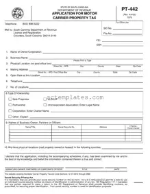 Fill Your Pt 442 Template